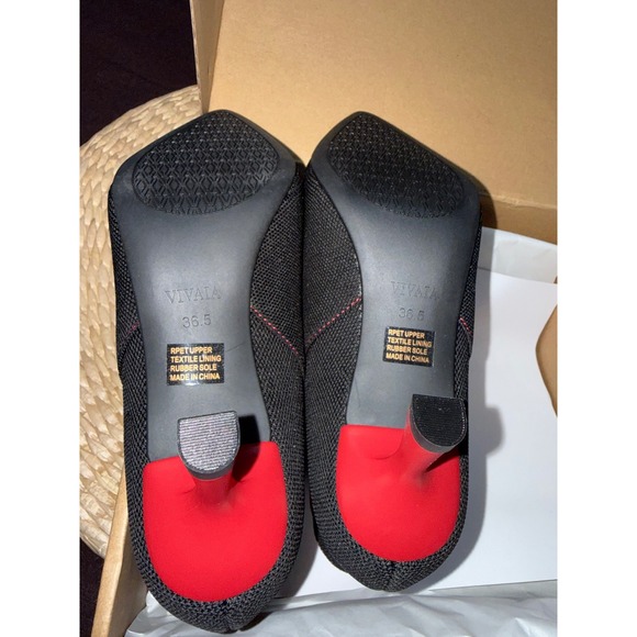 VIVAIA Pointed Toe Heeled Ankle Boots (Alexandra) Black size‎ EU/36.5 US/6 - Picture 15 of 16